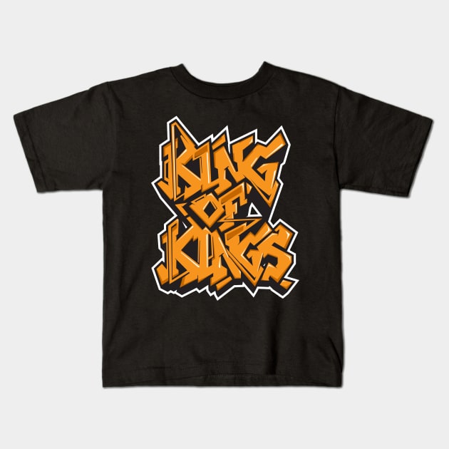 king of the kings Kids T-Shirt by thecave85